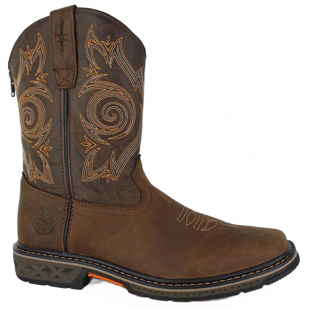 NEW GEORGIA BOOT kids pull-on boot in brown